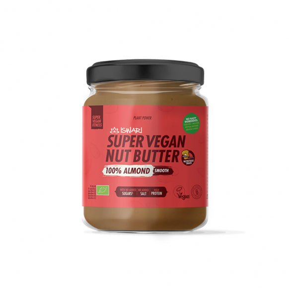 Iswari, BIO Super Vegan Roasted Almond Butter, Gluten Free, 500g