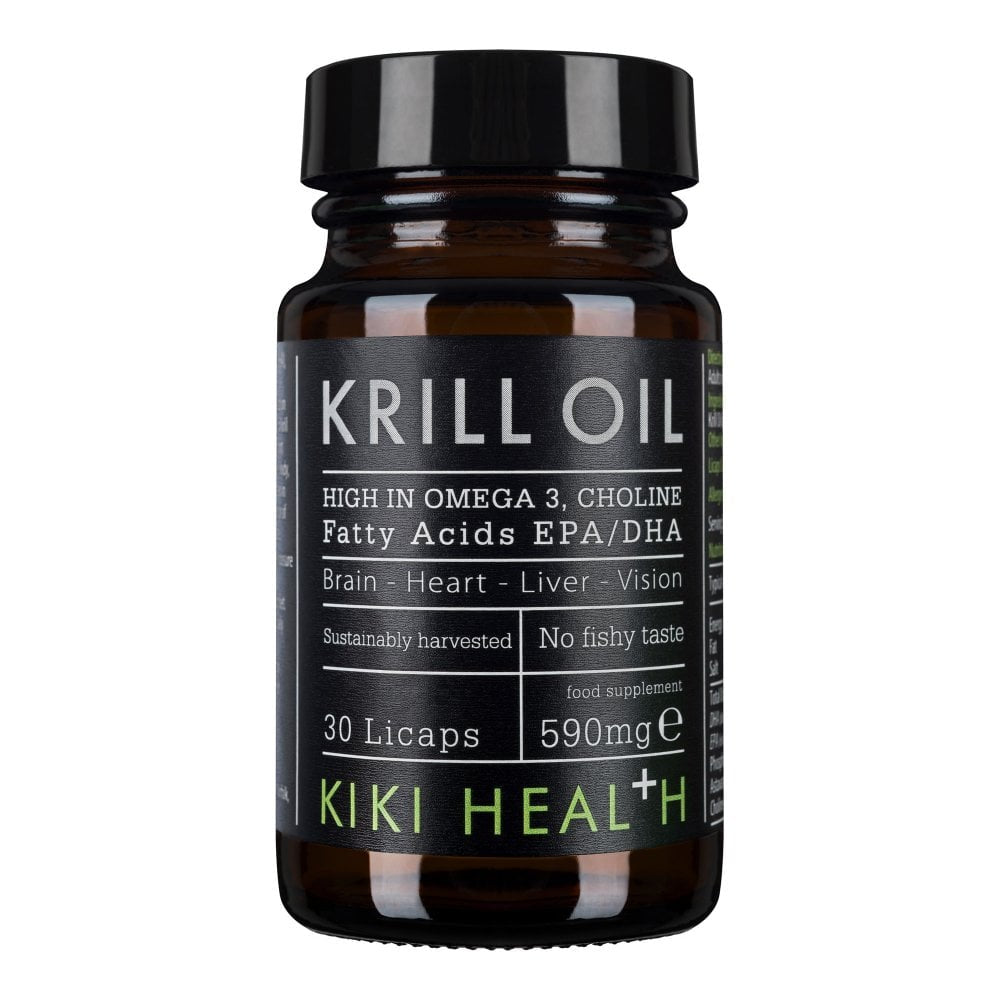 Kiki Health, Krill Oil, 30 Licaps