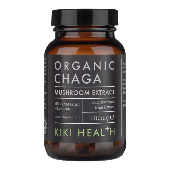 Kiki Health, βιολογικό εκχύλισμα μανιταριού Chaga σε σκόνη, 50 γρ 