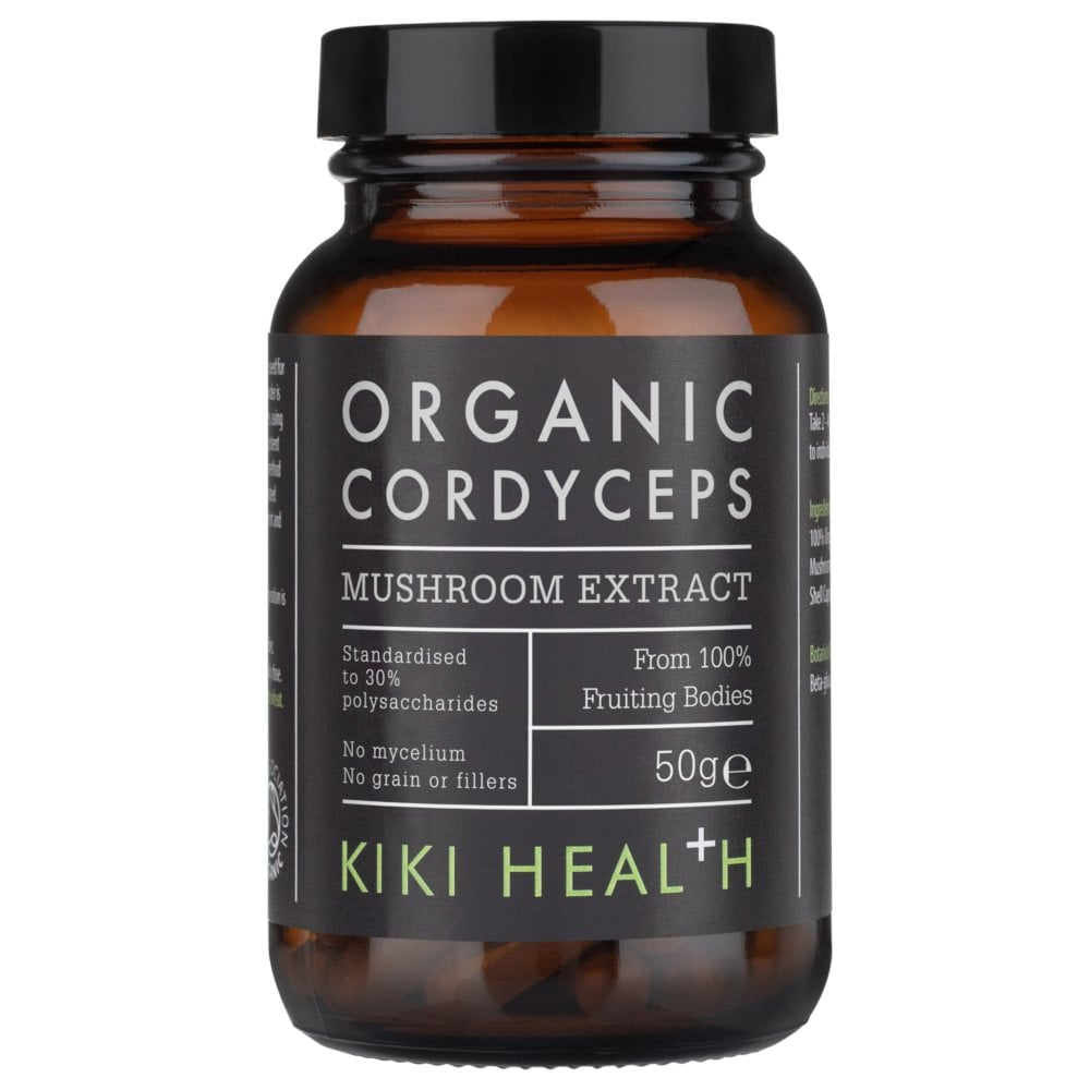 Kiki Health, Organic Cordyceps Mushroom Extract Powder, 50g