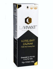 Lavivant, Fone Korean Red Ginseng Extract, 10 Liquid Sticks, 6.3mg/g, 100g