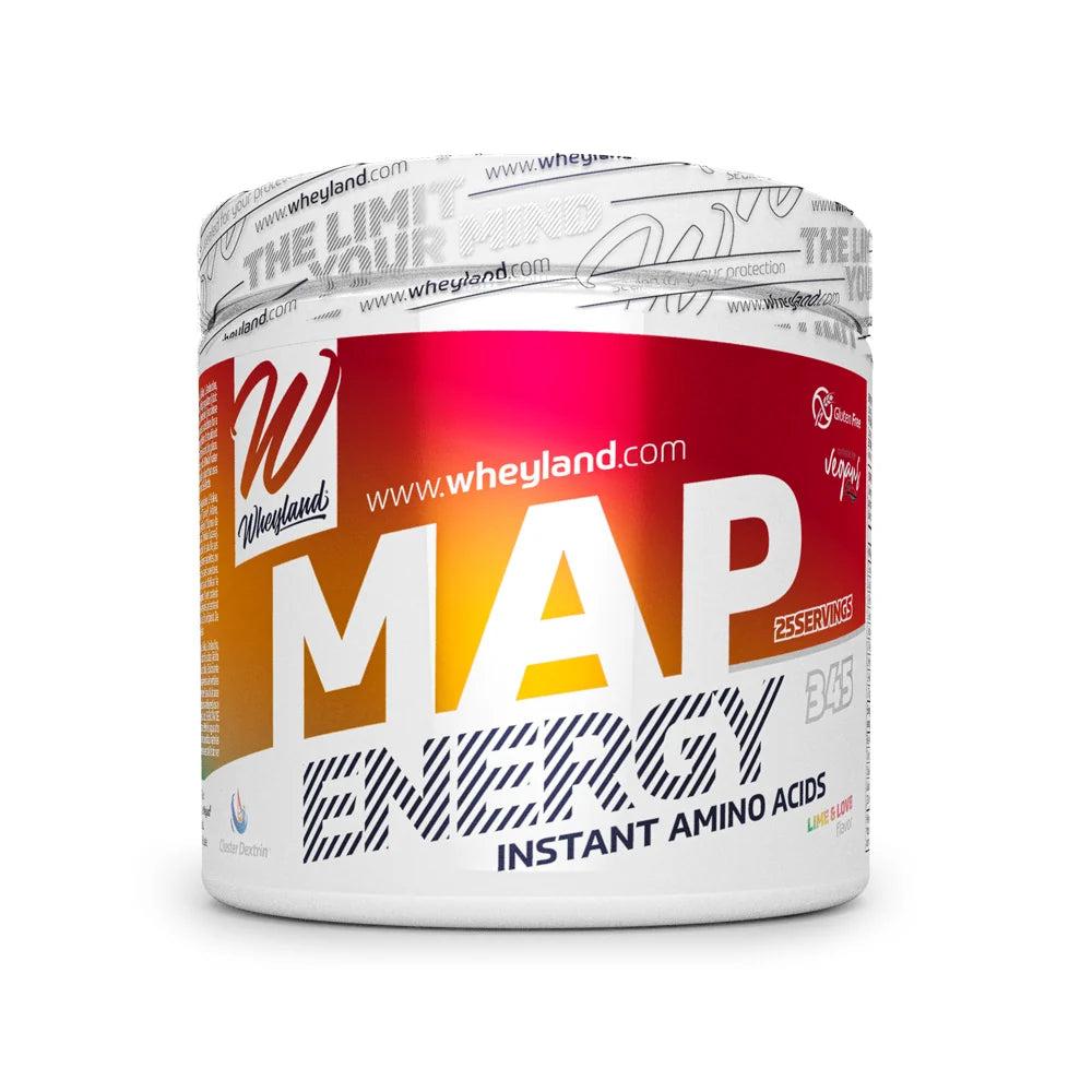 WheyLand MAP Energy Instant Amino Acids Lime & Love 345g (25 Servings)
