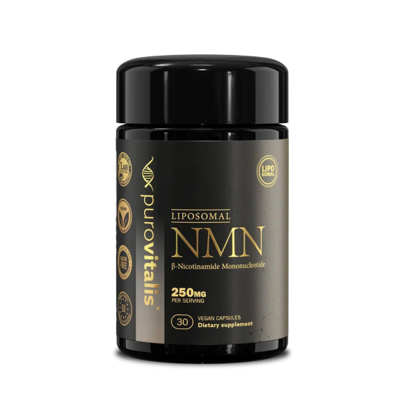 Liposomal NMN, 30 Vegan Capsules - Purovitalis