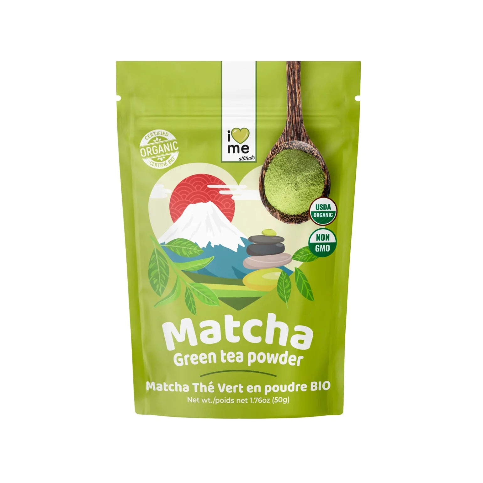 I LOVE ME, Organic Matcha green tea powder, 50g - GREEN LIFE CYPRUS