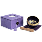 AW GIFTS Chakra Singing Bowl Crown accessory with intricate design, used for meditation and sound healing practices.