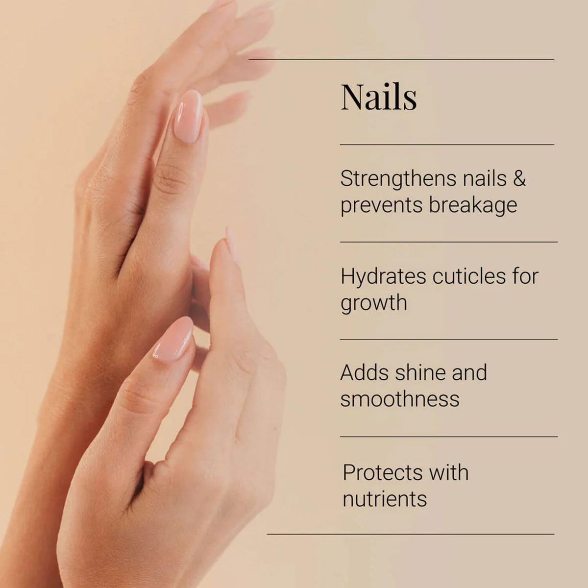 Herbalistas Kiki Health organic castor oil in a 250ml bottle, ideal for skincare and nourishing nails.
