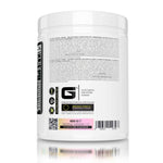 Genius Nutrition Isotonic 600g supplement in tangerine flavor, shown with protein pancake and nutrition facts on packaging.