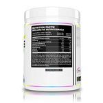 Genius Nutrition Protein Pancakes 500g box with nutrition facts label, energy supplement for breakfast or post-workout.