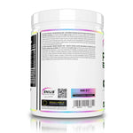 Genius Nutrition Protein Pancakes 500g box with nutrition facts label, showing energy-rich breakfast food in a clear package.