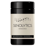 VITAREA Natural Doctor Senolytics supplement bottle with 80 vegan capsules, featuring label design and product details.