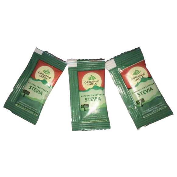 Organic India, BIO Stevia Powder 25 Sachets of 1g each