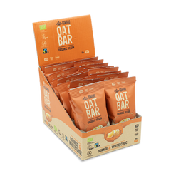 Iswari, BIO Oat Bar Orange & White Chocolate 40g