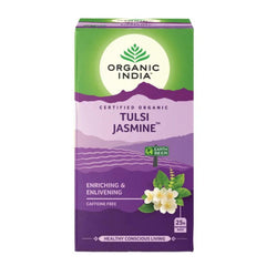 Organic India, BIO Tulsi Jasmine Tea, Χωρίς Καφεΐνη, 25 σακουλάκια έγχυσης 