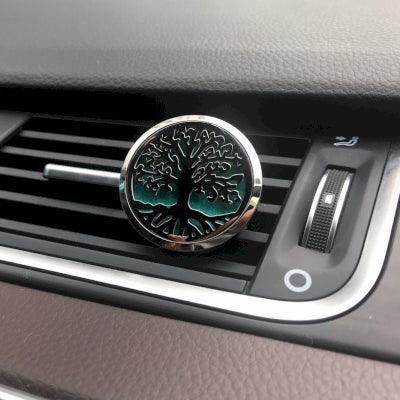 Car diffuser kit by AW GIFTS featuring a Tree of Life design, 30mm decorative accessory for vehicle air freshening.
