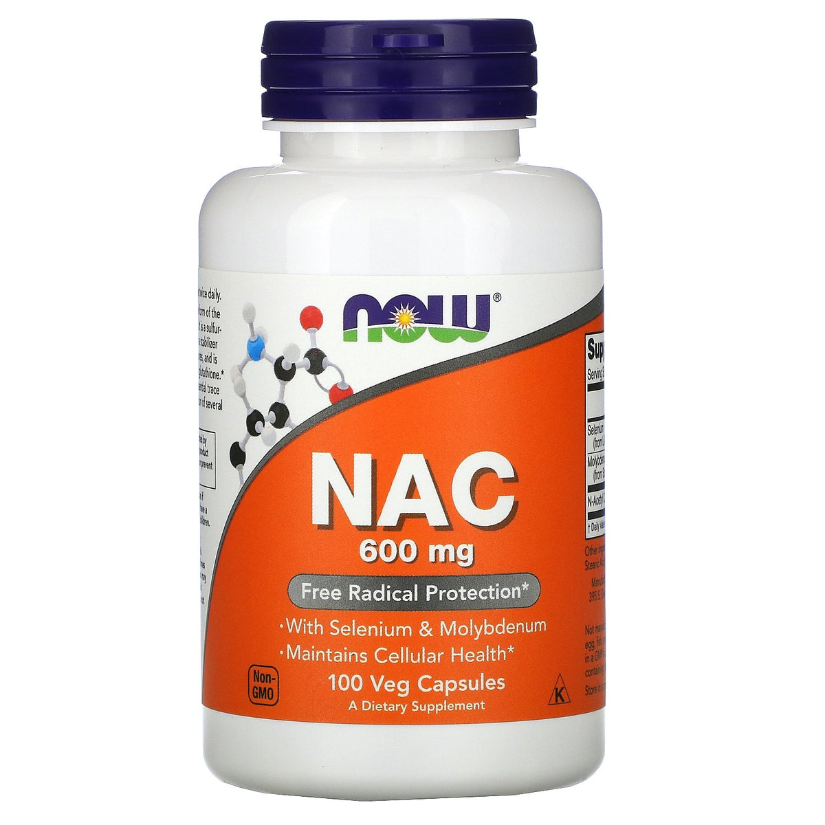 Now Foods NAC 600mg 100 Veg Caps