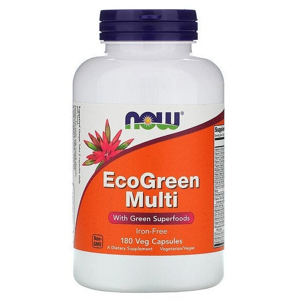 NOW Foods, κάψουλες EcoGreen Multi 180