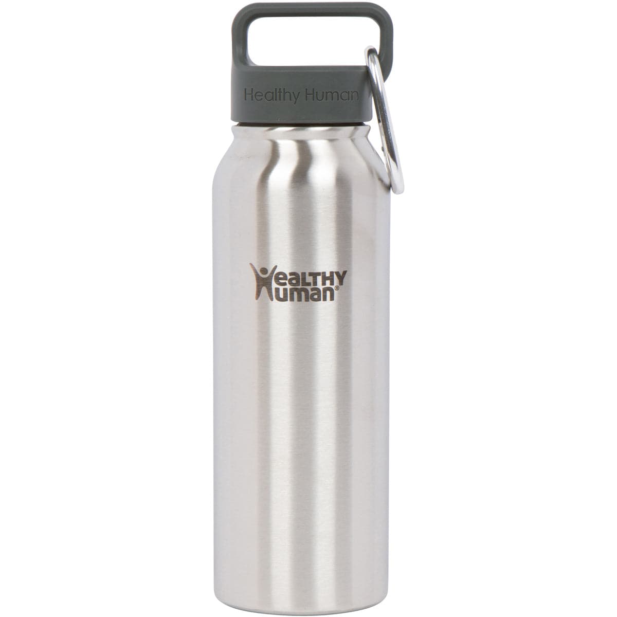 Healthy Human Stein Bottle 21oz silver drink accessory with durable stainless steel design for beverages.