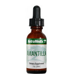 Screenshot of Nutramedix Amantilla supplement by Sentosa, a natural sleep and relaxation support capsule in a white bottle.