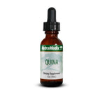 SENTOSA Nutramedix Quina microbial defense supplement bottle with label and supplement details on a white background