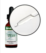 Screenshot of SENTOSA Nutramedix Stevia Sweet Herb packaging showing the SENTOSA brand and product name.