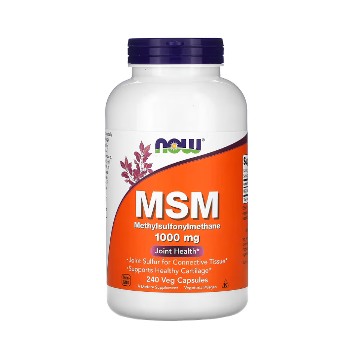 NOW Foods, MSM, 1,000 mg, 240 Veg Capsules