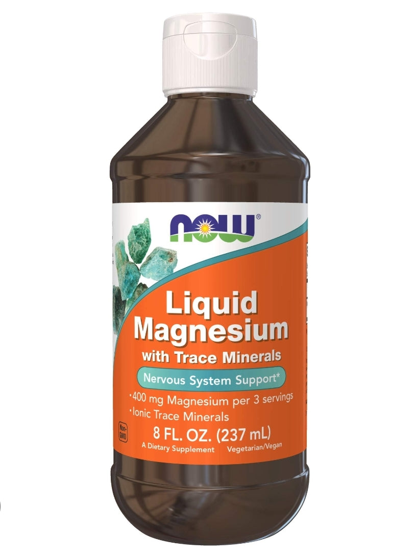 NOW Foods, Liquid Magnesium with Trace Minerals, 8 fl oz (237 ml)