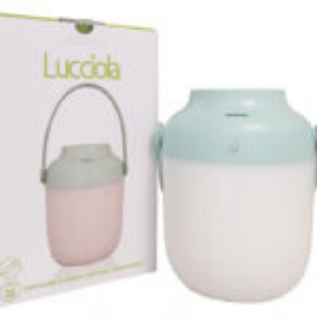 OLD PRODUCTS Lucciola diffuser 120ml with 2-hour burn time, showing a sleek, modern design with a refill bottle and diffuser base.