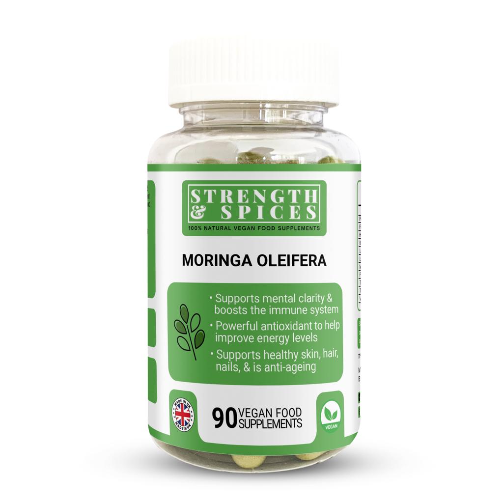 Moringa Oleifera 700mg 90 κάψουλες- Strength &amp; Spices