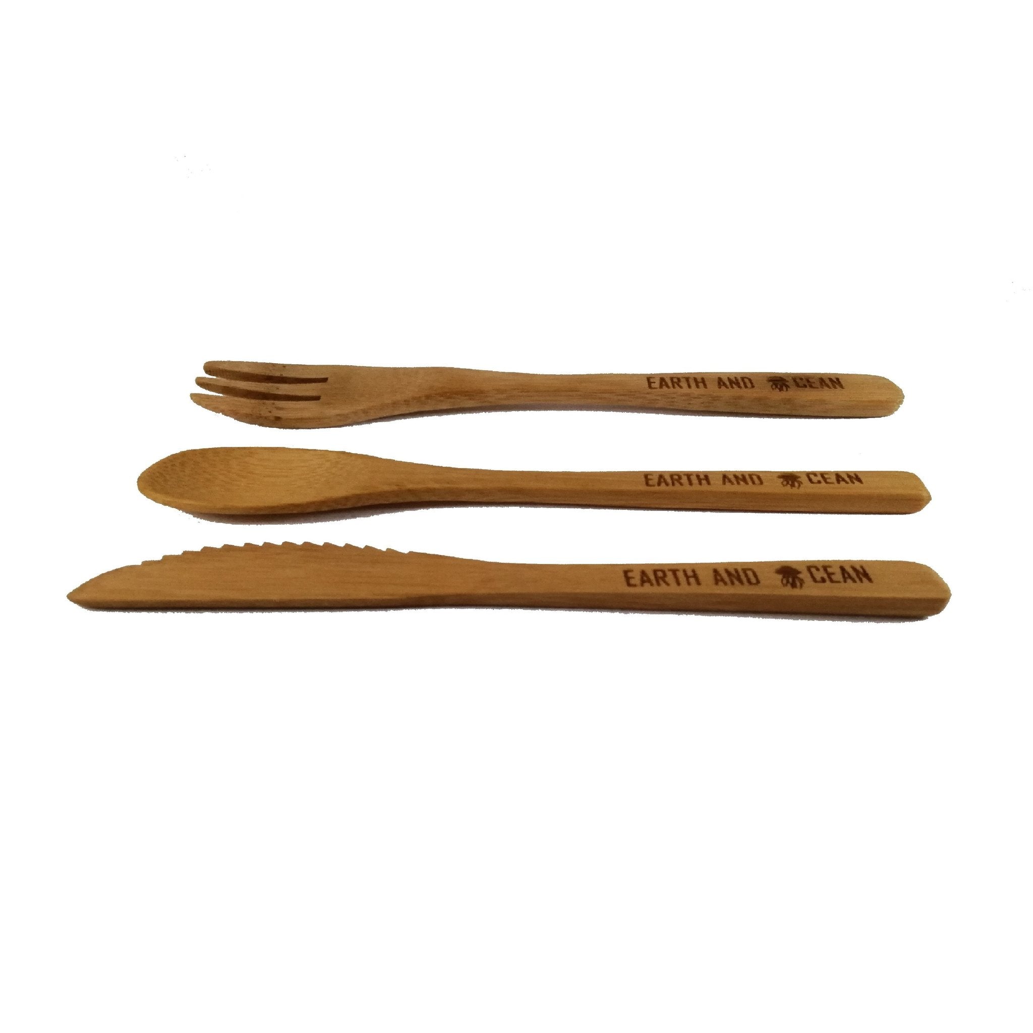 Bamboo Cutlery Set - GREEN LIFE CYPRUS 