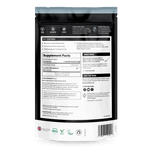 Vivo Life ultra-pure micronized creatine monohydrate supplement container with label and powder scoop, front view.