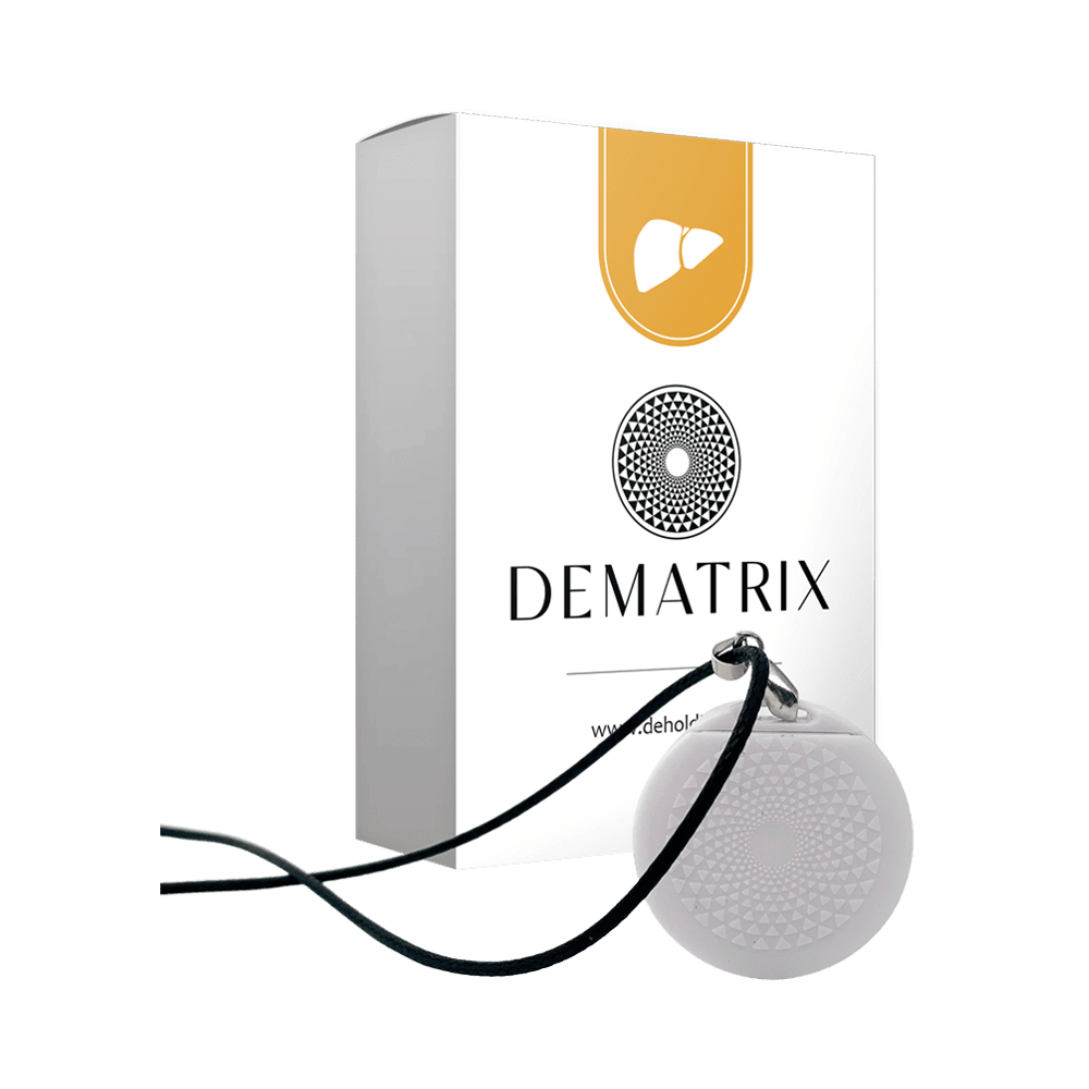 DeMatrix Yellow Healthy Liver energy supplement from OLD PRODUCTS, showing the yellow capsule or packaging design.